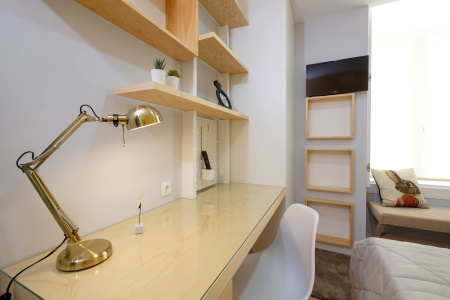 O escritório do estúdio 5