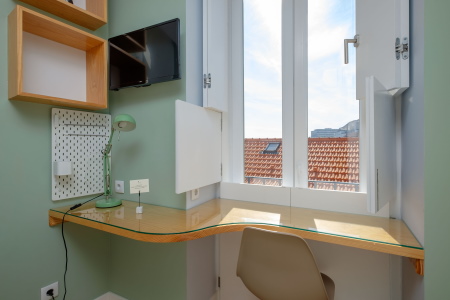 O escritório do estúdio 7