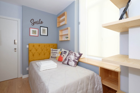 O quarto do estúdio 8